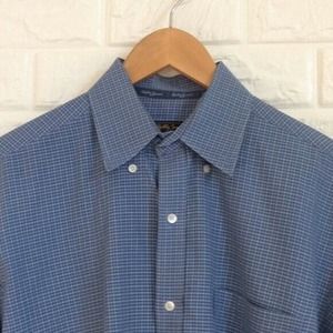 Bobby Jones long sleeve button front collar shirt Men’s Size M Medium‎